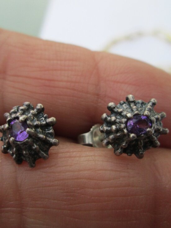 James Avery Jewelry - James Avery Amethyst stud sterling earrings rare firm price 60.00